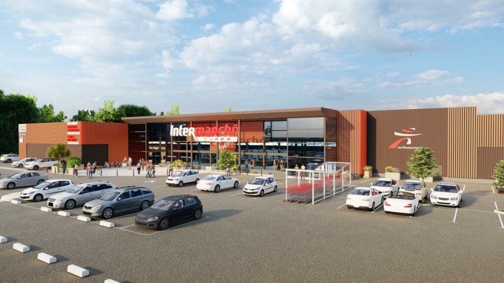 Magasin Intermarché à Narbonne AUDD architectes